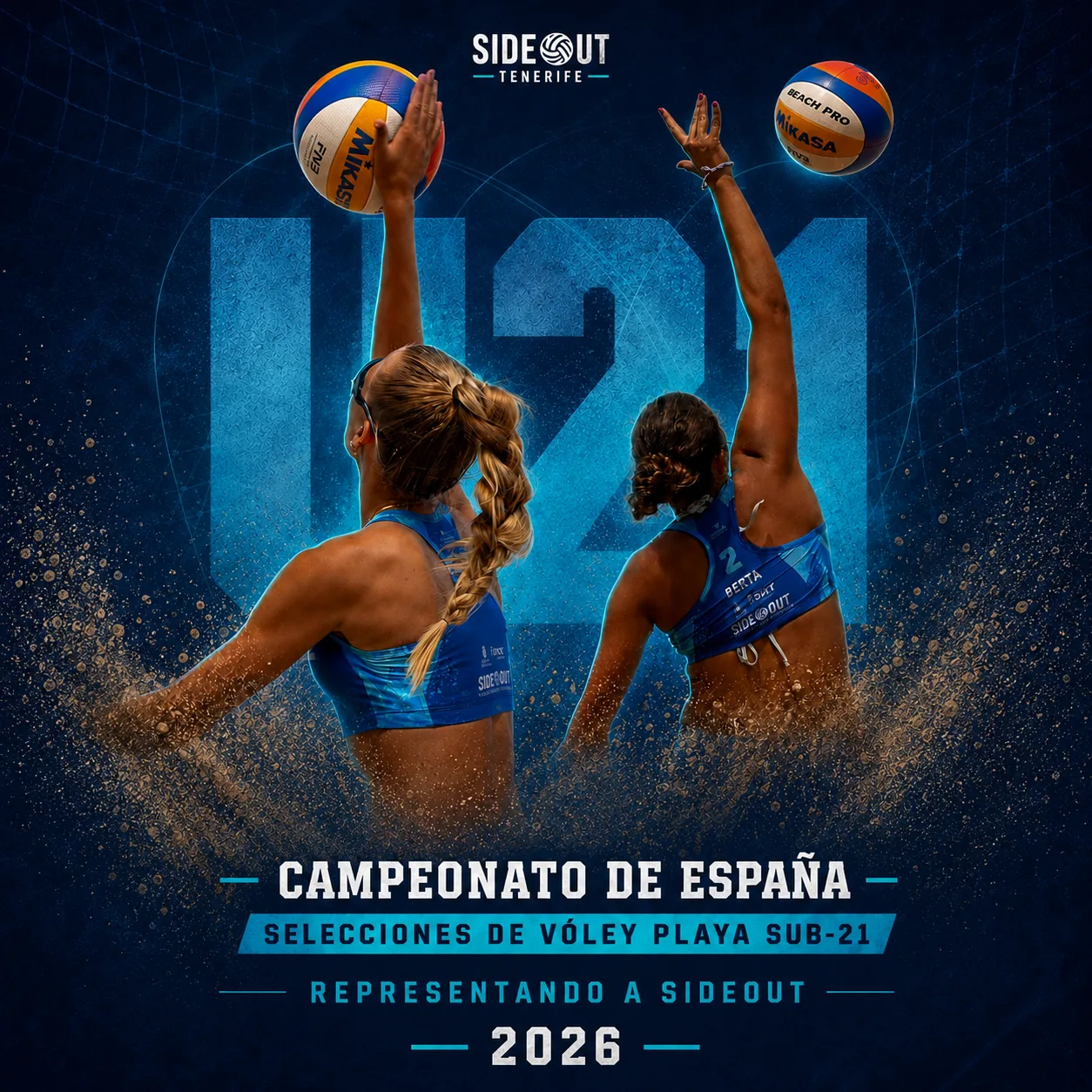 SideOut Tenerife beach volleyball action photography